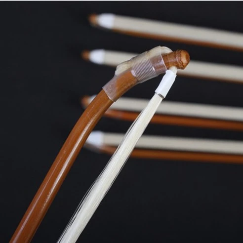 二胡弓子 福建箭竹手工 真马尾毛专业演奏二胡配件 琴弓84CM