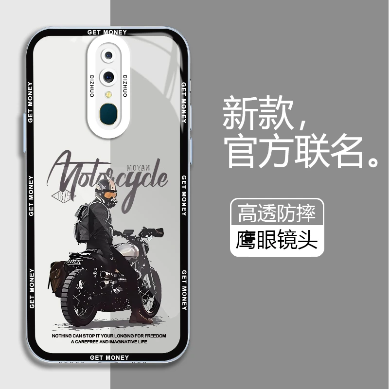 OPPOA9手机壳A9x透明F11软壳全包保护套防摔机车男孩创意网红潮牌