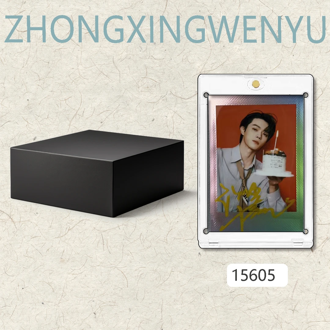 P15605【许凯】正品签名拍立得相片 人鱼边框