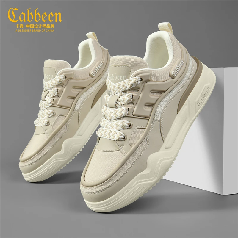 卡宾男鞋百搭板鞋运动鞋子时尚低帮男士增高正品透气男式休闲鞋子