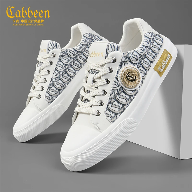 卡宾鞋子男2025新款夏季爆款男鞋潮牌布鞋男款低帮男式休闲鞋子