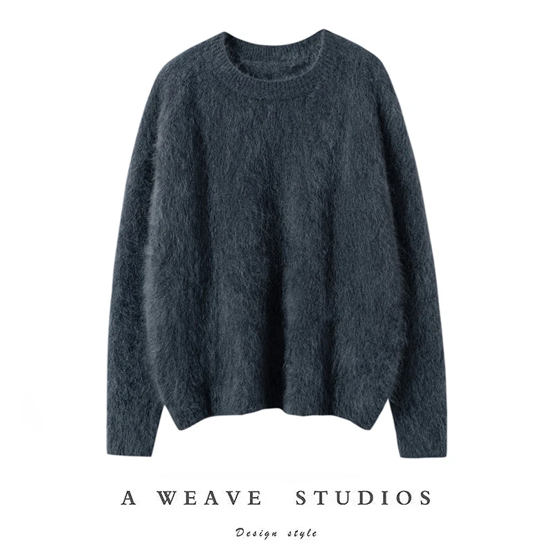 【100%纯山羊绒】7针拉绒山羊绒加厚款保暖舒适氛围感穿搭毛衣