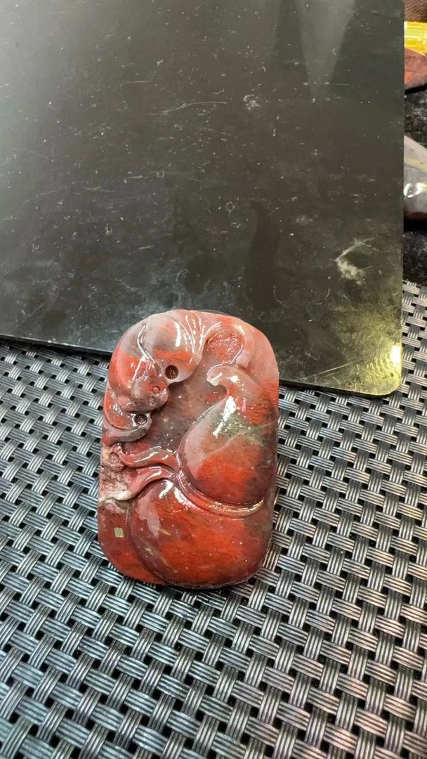 桂林鸡血玉 天然玉石 精品小奇石