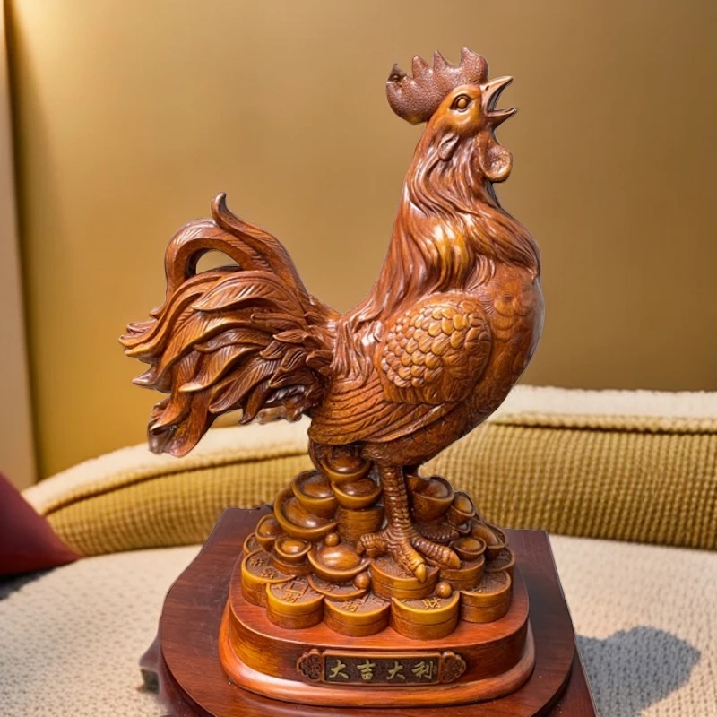 长28高41公分大吉大利鸡桌面酒柜电视柜玄关前台礼品摆件28*41