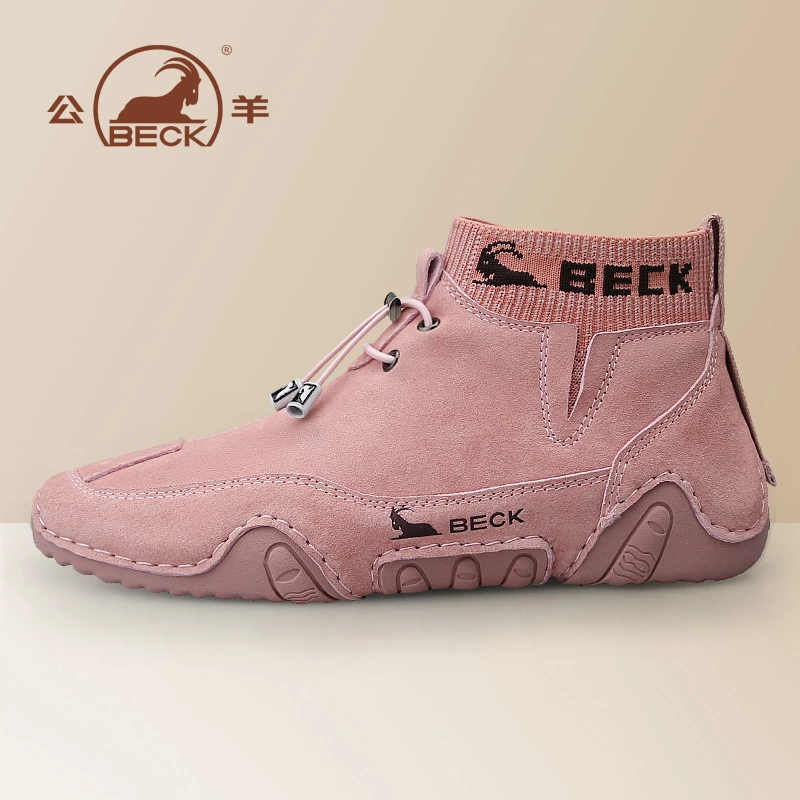 BECK/公羊秋冬款女士意大利纯手工休闲皮鞋女鞋潮鞋户外RX-3022-