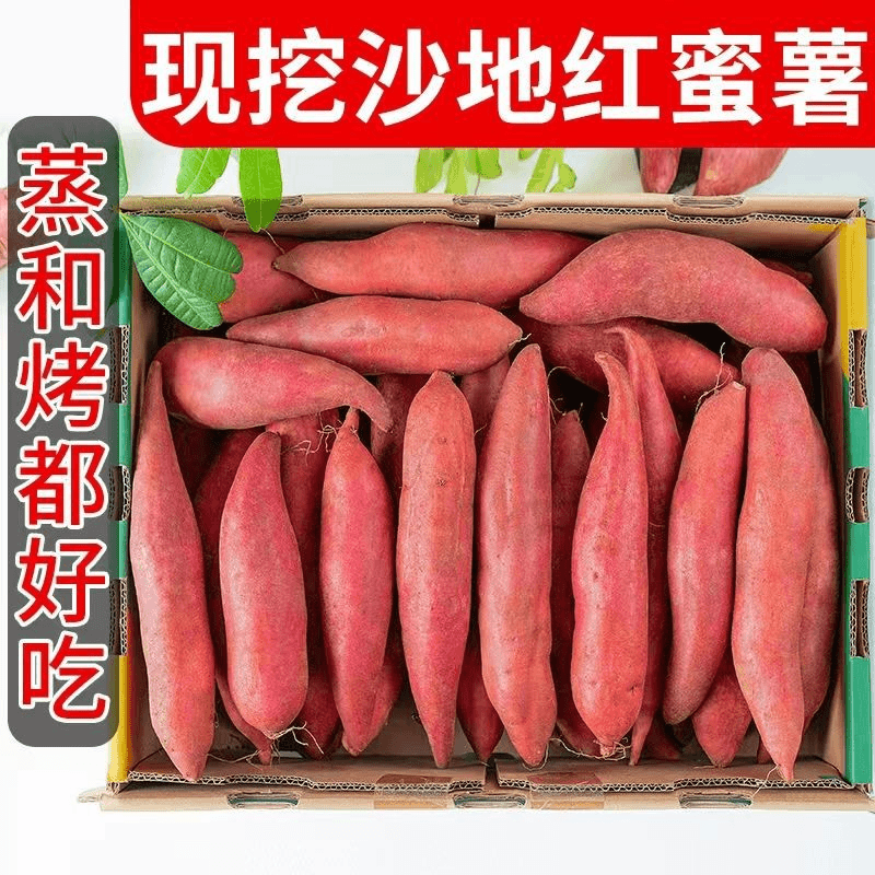 【大杨】精选西瓜红地瓜红薯新鲜红心蜜薯番薯正宗当季沙地红薯