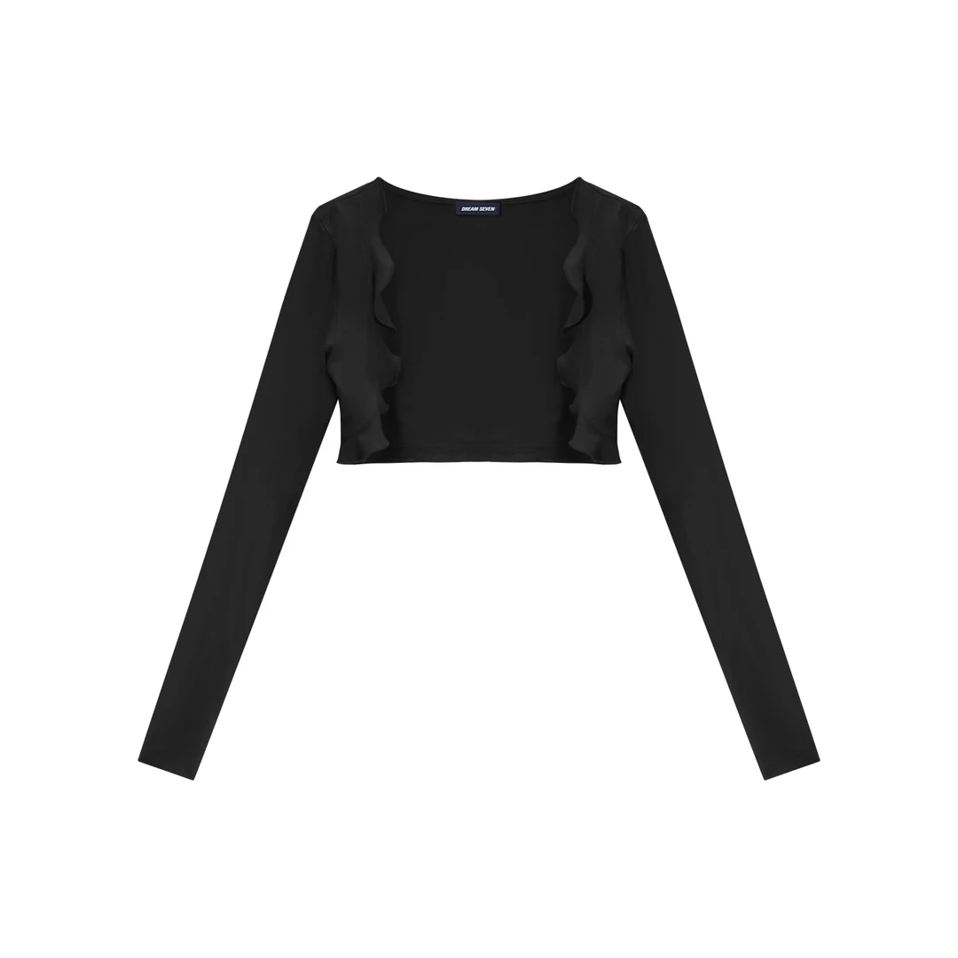 DREAM SEVEN77 气质夏季显瘦短款百搭打底修身开衫QT74974