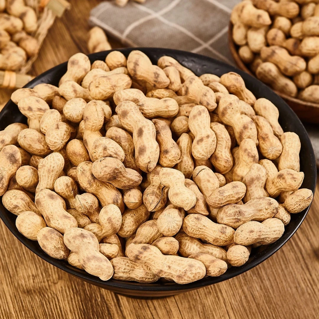 低温慢炒铁锅柴火花生原味沙炒花生带壳现炒坚果炒货