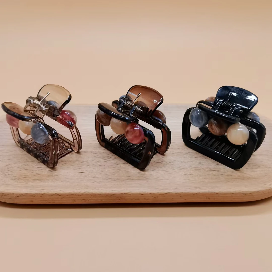 亚克力发夹简约高级时尚可爱抓夹