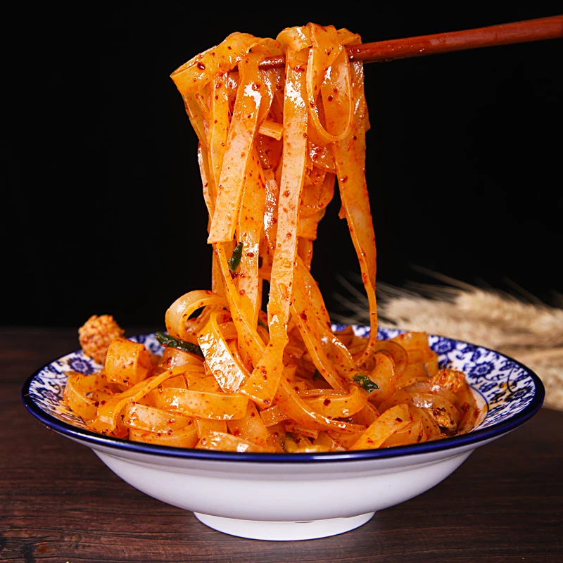 【福利】陕西特产 擀面皮305g*袋 真空包装自然发酵香辣美味