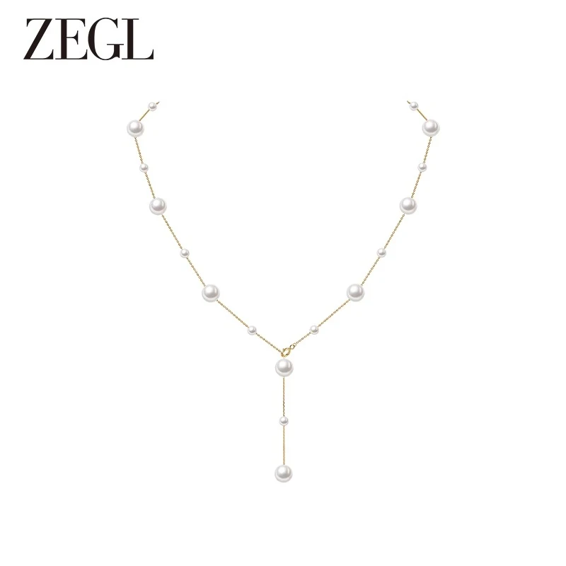 ZEGL 坠链均925银 满天星施家项链新款高级感ins新年过年小众饰品
