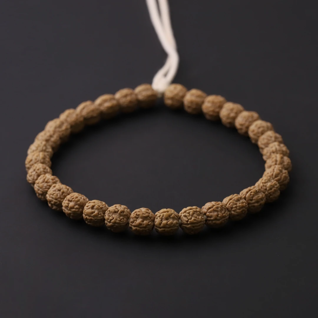 S7688-2【闷墩盘龙】高定款原桩盘龙小金刚菩提单圈文玩手串