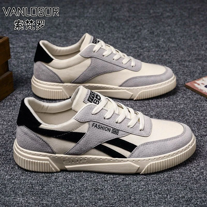 品质冬季男鞋2025新款韩版潮流百搭帆布潮鞋休闲学生板鞋布鞋运动