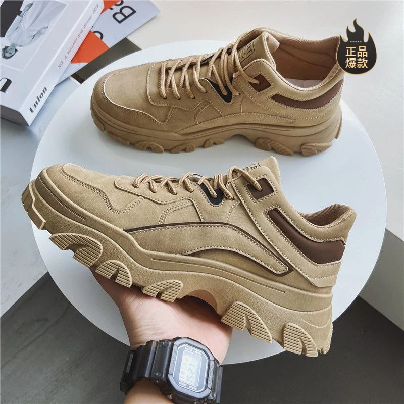 断码男鞋2025新款秋季劳保工地工作防水防滑耐磨运动休闲工装马丁