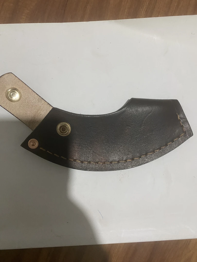铁哥们野营斧专用皮套头层牛皮纯手工