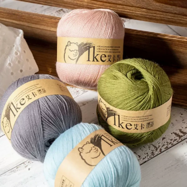 艾卡纯色羊毛线（一包1斤）