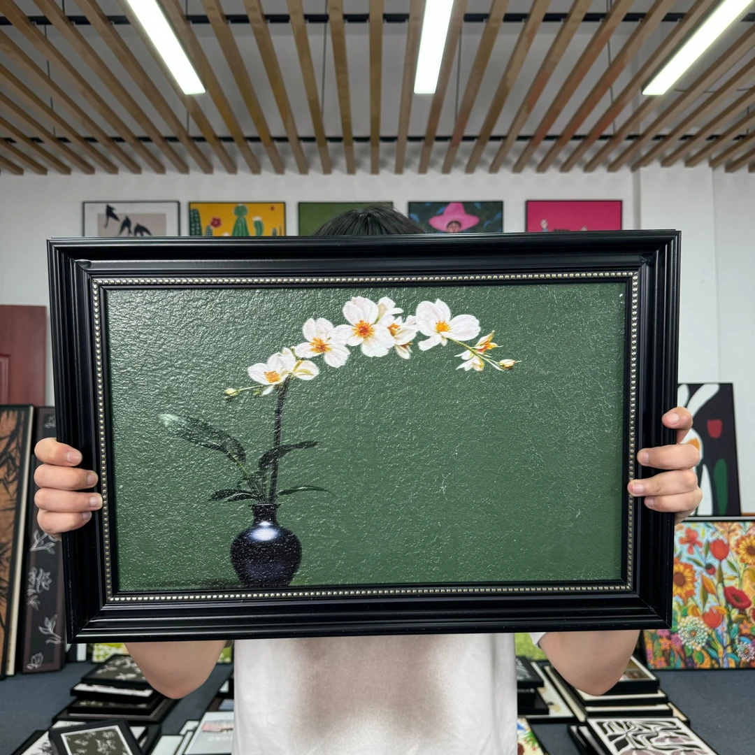客厅艺术中古风装饰画法式复古书房墙画餐厅墙挂画高级感壁画146