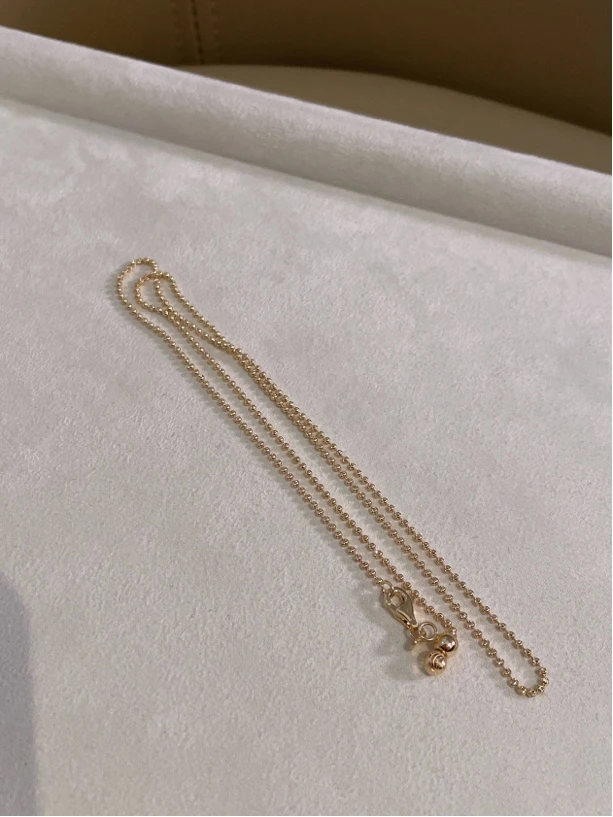 尚上翠18k（黄）金链进口工艺百搭可调节（20寸）