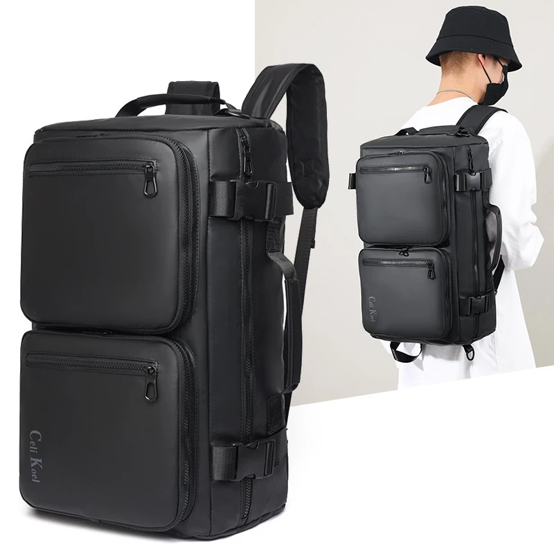 户外轻便旅行包男双肩大容量手提包男行李包商务出差健身包韩时尚