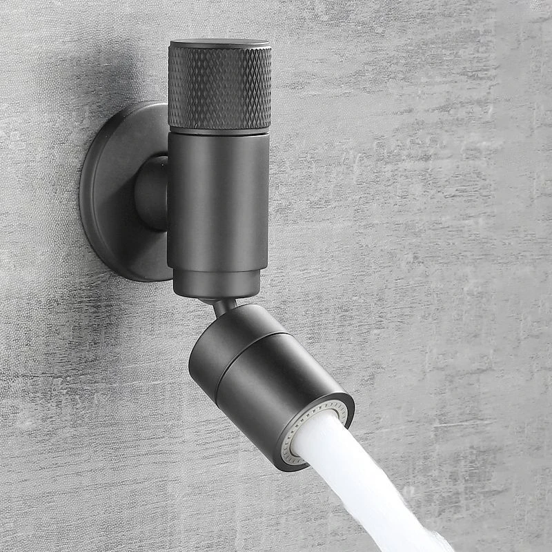 万向拖把池水龙头全铜单冷防溅阳台水龙头小水嘴入墙家用通用4分