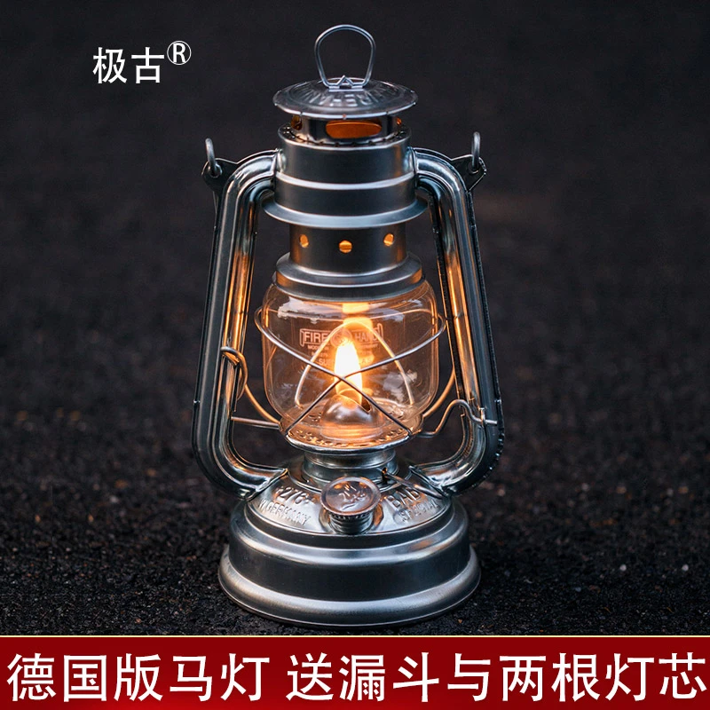 煤油灯小马灯复古老式怀旧手提露营灯野营营地帐篷灯装饰老油灯