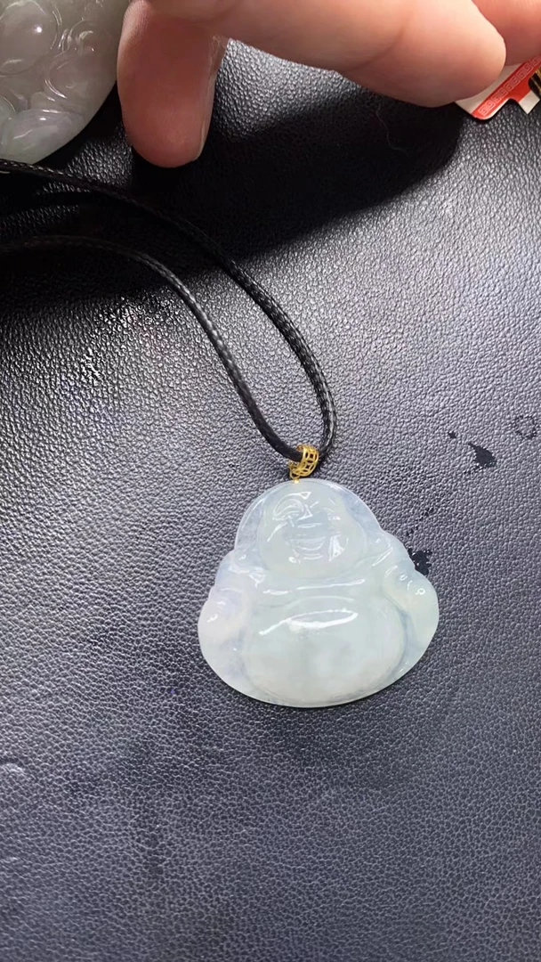 天然翡翠A货  佛公