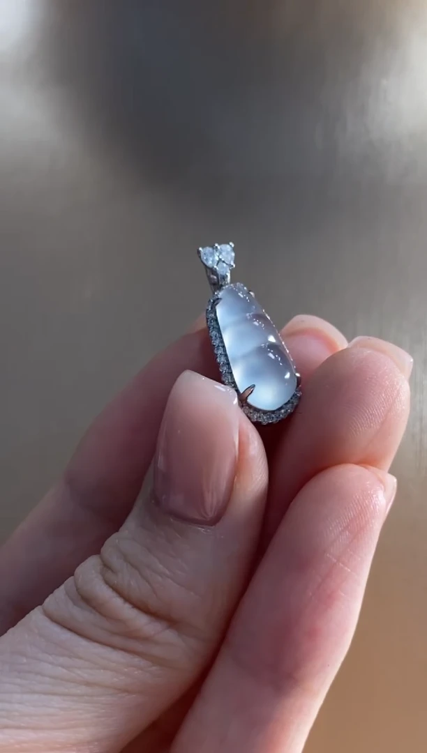 【闪购商品】翡翠颈饰18K金镶嵌收到货48小时鉴赏期（超时不退不换）