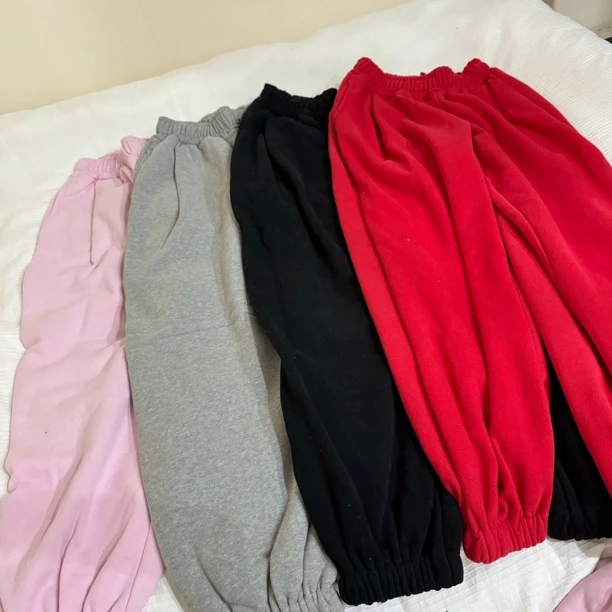 东大门正品秋冬新款ma加绒卫裤