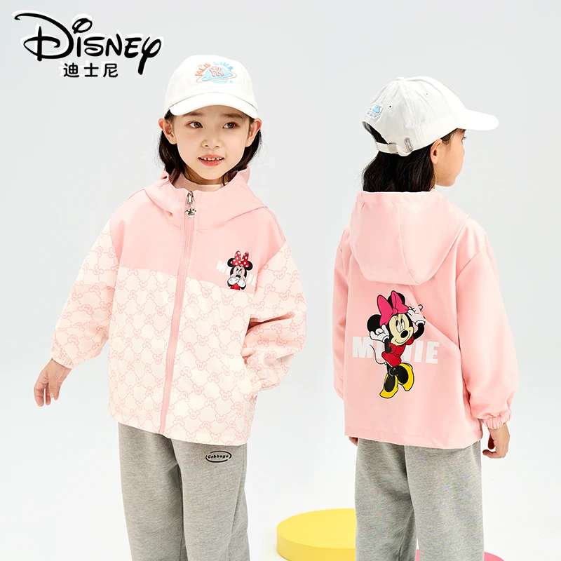 Disney/迪士尼儿童双面穿外套男女童撞色秋款上新中大童休闲夹克