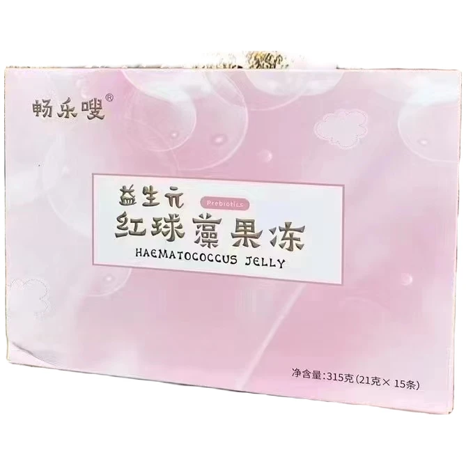 畅乐嗖益生元红球藻果冻果味型凝胶果冻开袋即食果味型凝胶果冻