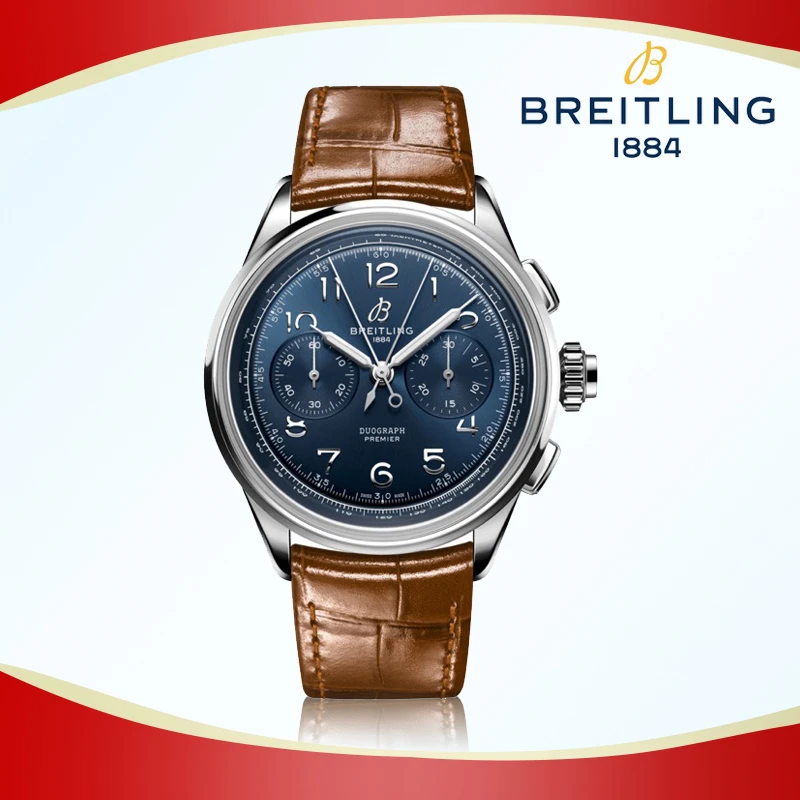 全新未使用 BREITLING/百年灵 璞雅蓝钢/表径42mm/公价78800名表