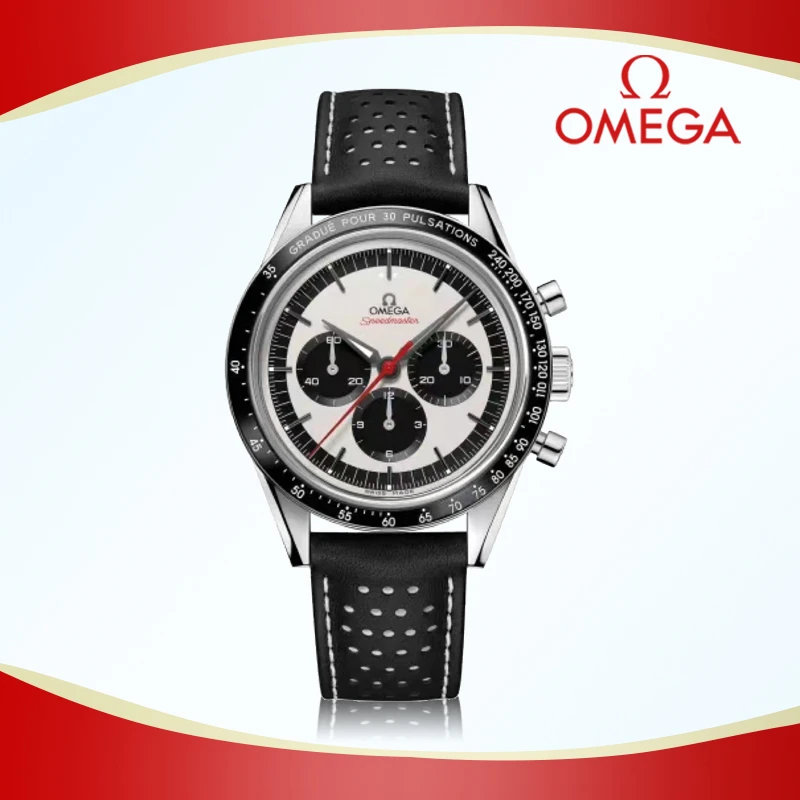 99新 Omega/欧米茄 熊猫盘三眼计时/表径40mm/公48700名表