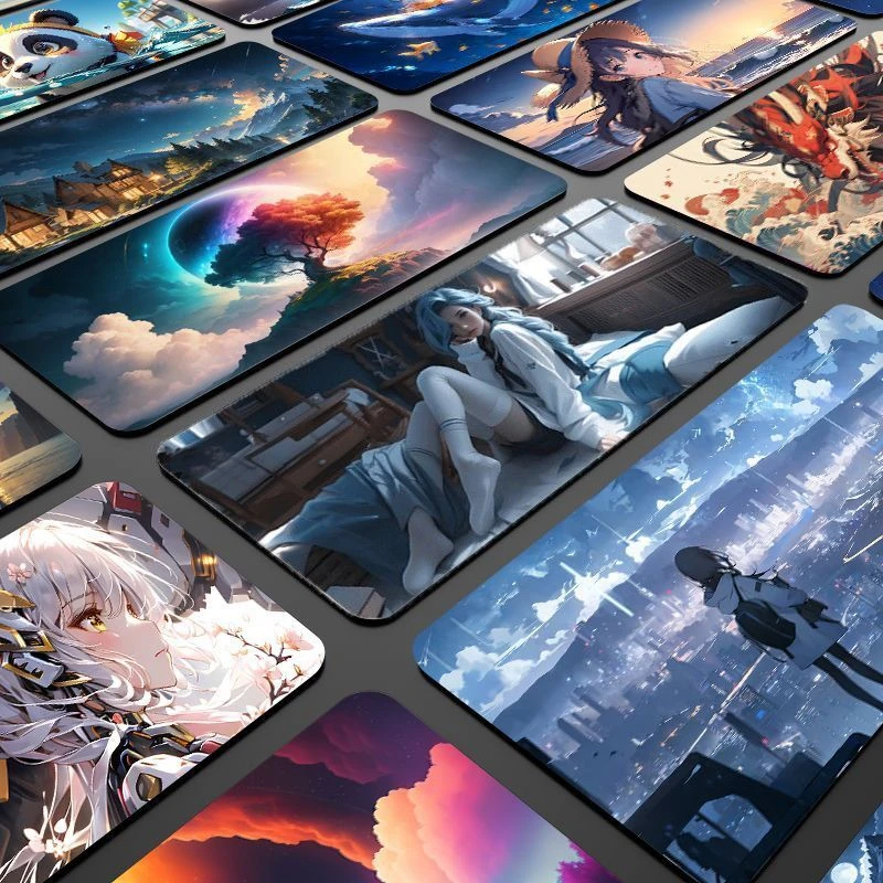 鼠标垫超大号办公加厚卡通可爱男女生电脑游戏专用电竞护腕大桌垫