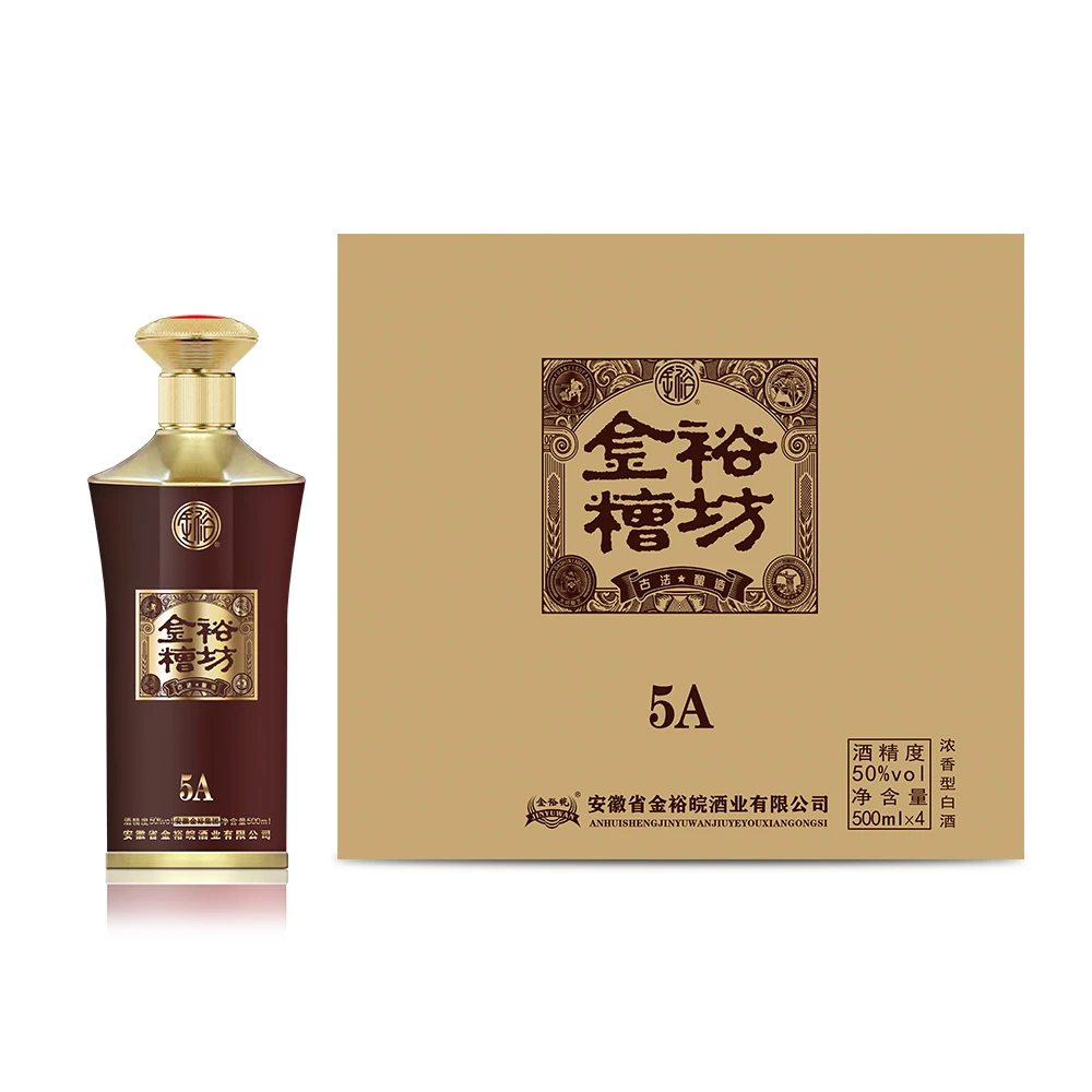 JINYUWAN/金裕皖金裕皖5A酒 50度500ml*4