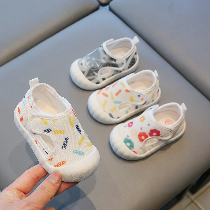 春秋季1-2岁男宝宝学步鞋软底婴儿女婴幼儿鞋子防掉透气学步鞋子