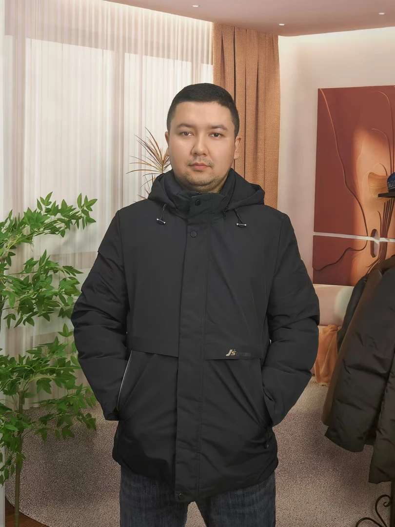 06-新款-冬季男士派克服冬季棉服中长款加绒加厚棉衣外套