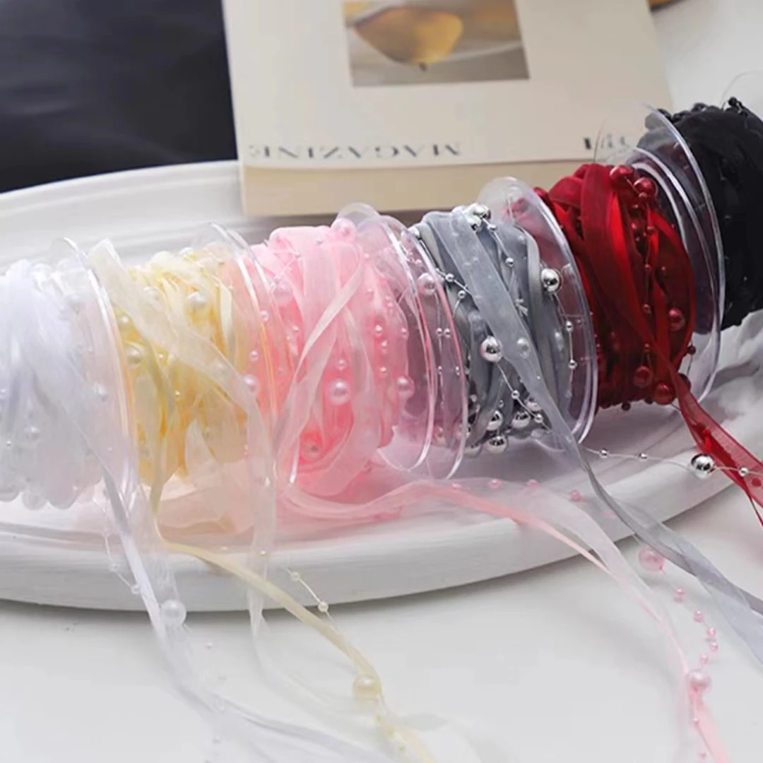 「中浩」珍珠丝带鲜花花束丝带鲜花包装资材