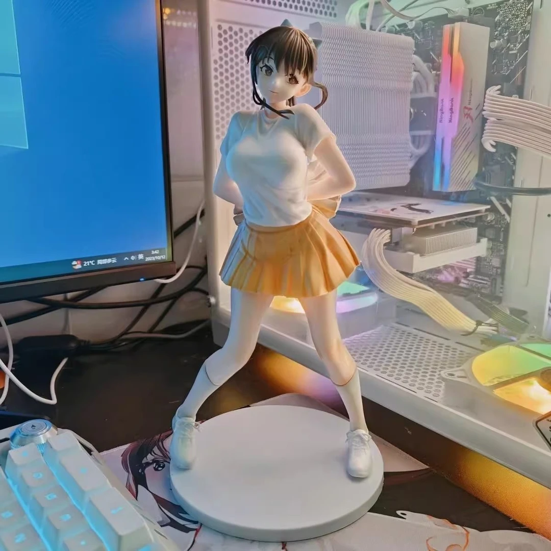 啦啦队美少女阿雅宅男手办公仔二次元动漫美少女桌面摆件生日礼物