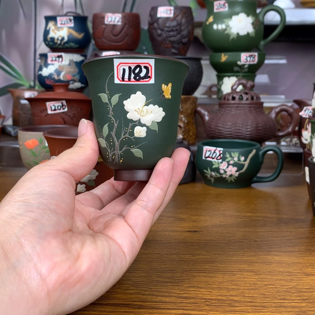 紫砂茶杯紫砂主人杯