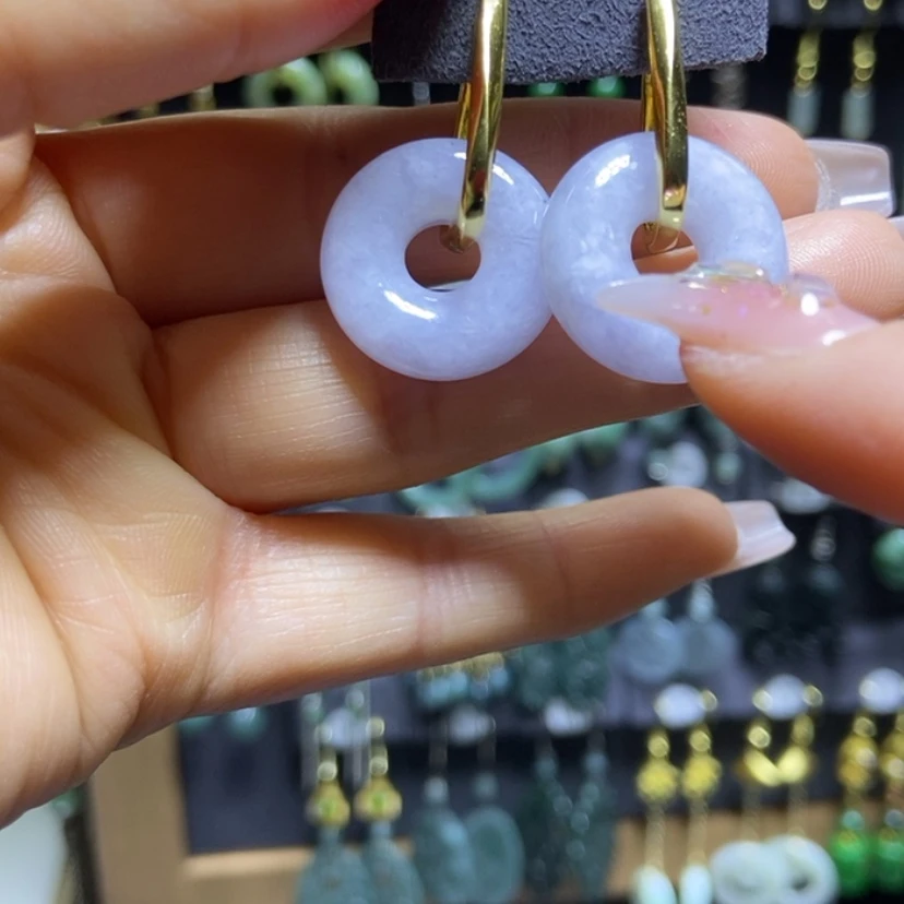 【闪购商品】翡翠耳饰未镶嵌