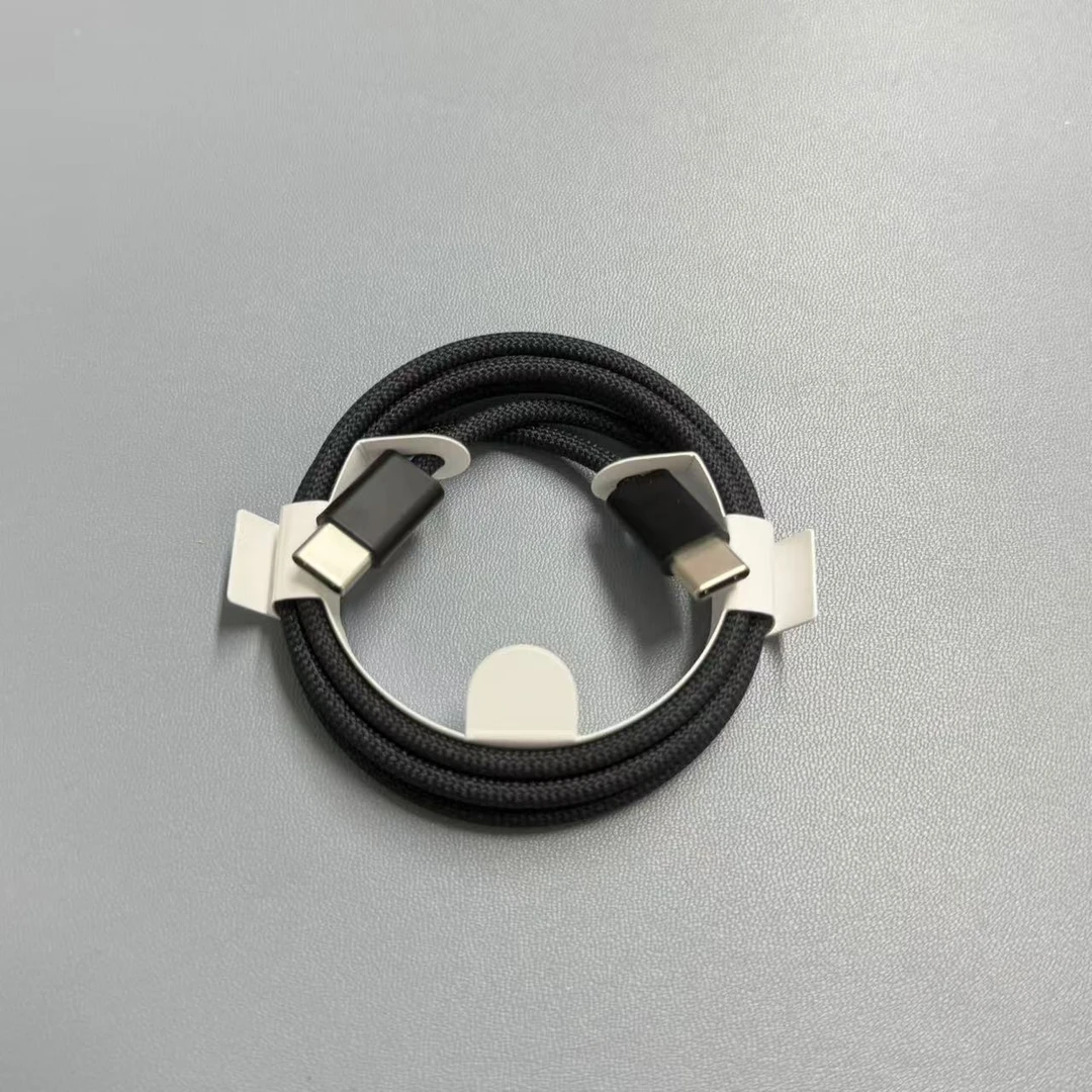 准新品  准新品Apple/苹果黑色原装编织C-C数据