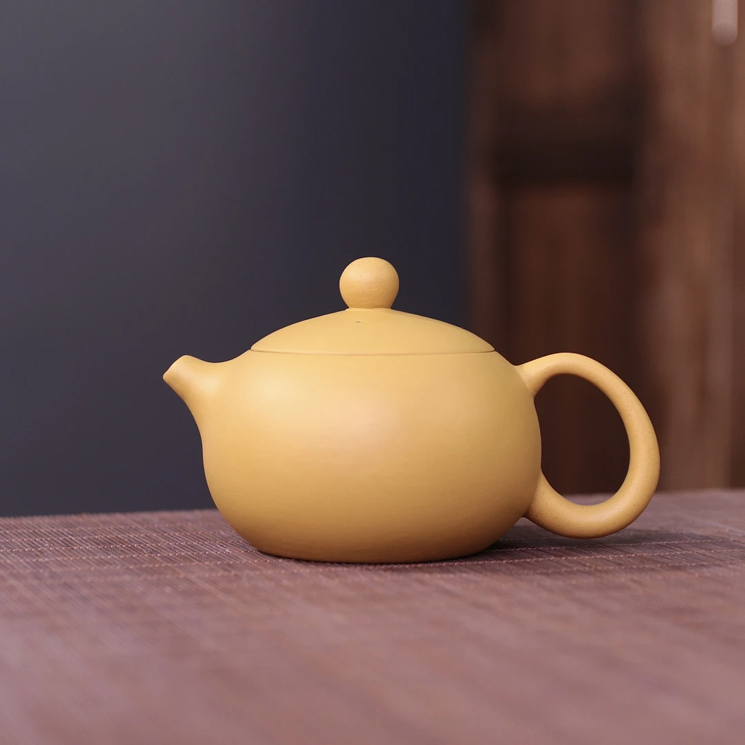 原矿段泥西施壶大容量中式纯手工茶壶家用复古大号紫砂壶B28