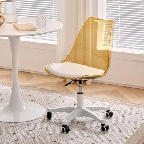 亚克力透明电脑椅梳妆椅学习椅学生椅子家用卧室办公椅可升降椅子