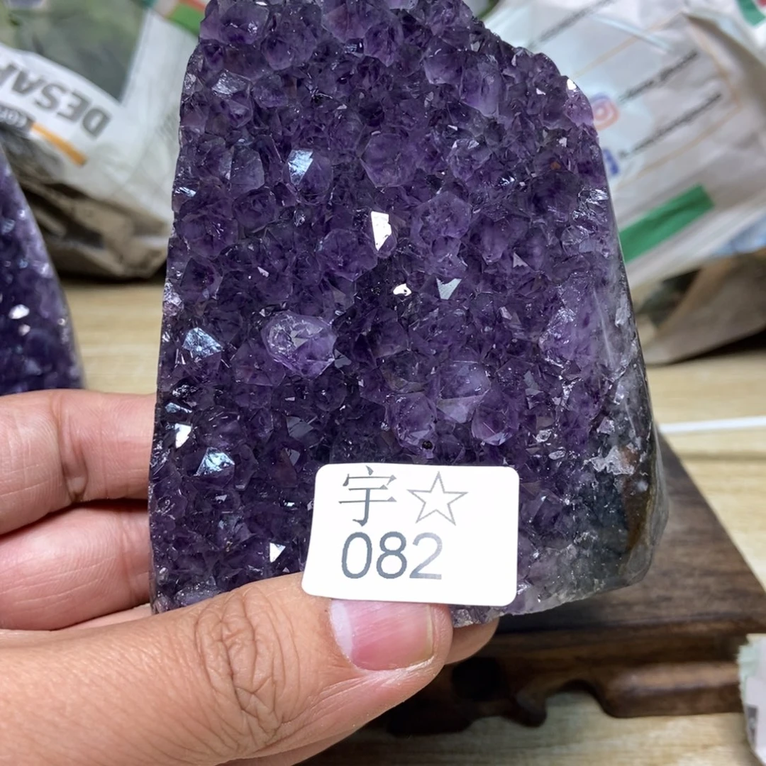 紫晶天然摆件水晶未镶嵌