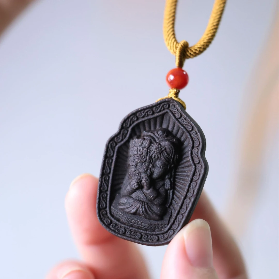 【百晓生】非遗合香-「扎基拉姆」息肌丸合香珠 吊坠