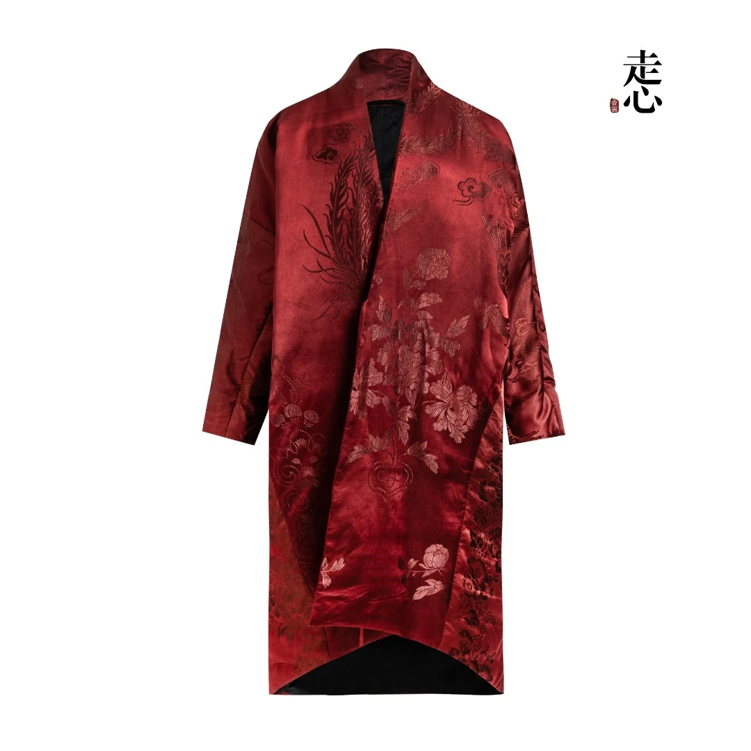 【香云走心】走心非遗满分桑蚕丝老缎 羽绒服24Z41006