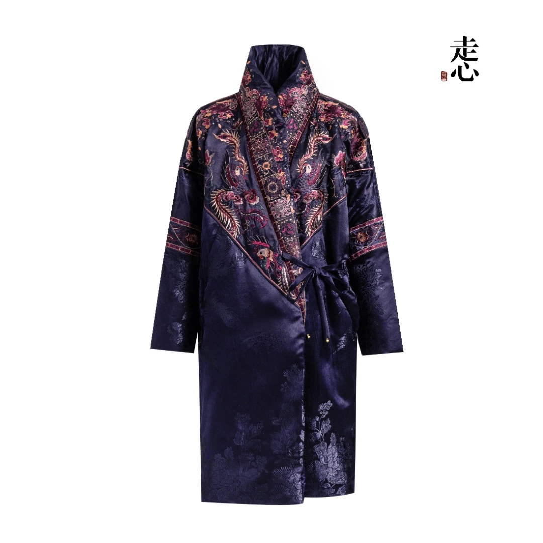 【香云走心】走心非遗百鸟朝凤系列走秀高定 羽绒服24ZX8079