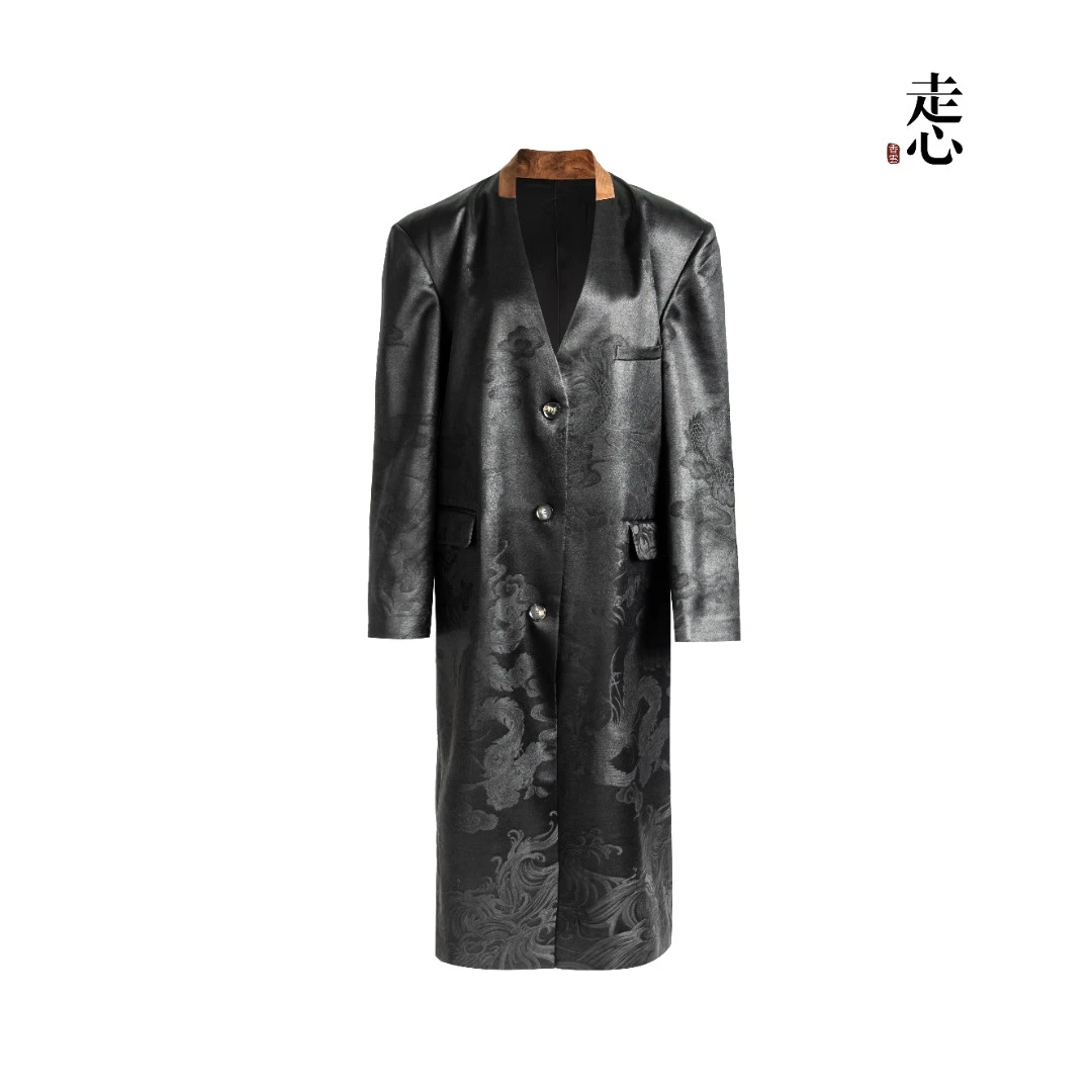 【香云走心】凤凰暗夜灰系列 大衣24Z25318379