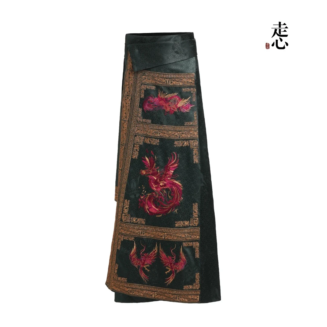 【香云走心】走心非遗山海经系列时尚 半裙24Z2285M