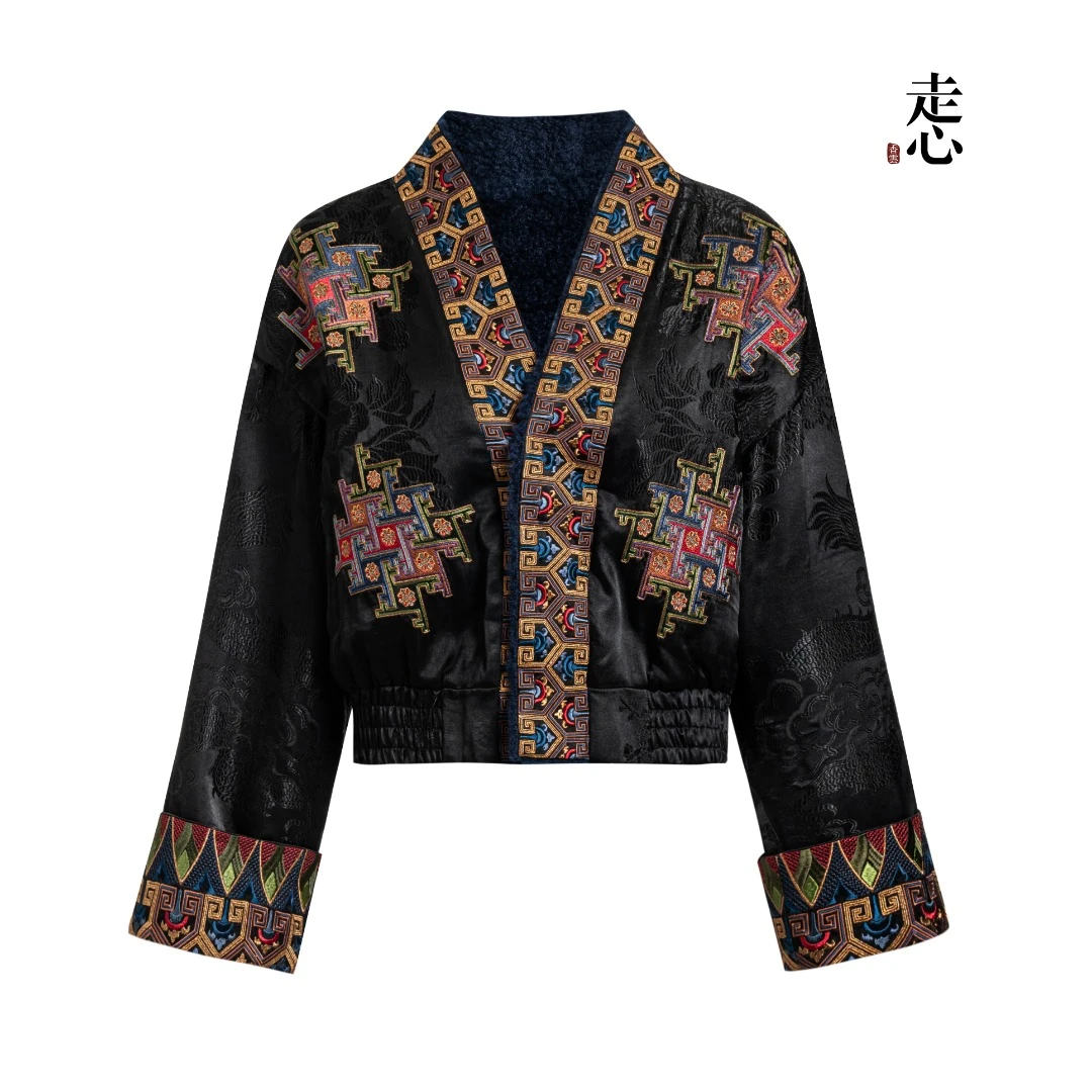 【香云走心】走心非遗古格王朝系列走秀高定 外套24ZWT4078